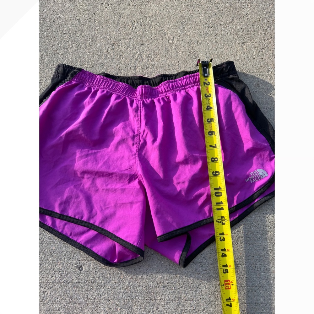 The North Face Flight Series Womens Purple Black Running Athletic Shorts Size M - Picture 5 of 6